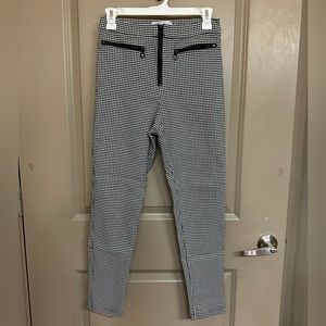 Urban Outfitters high-wasted stretchy gingham pants